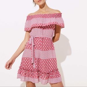 Loft Off the Shoulder Dress